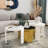 Brass 4 In 1 Self-Defined Nesting Round Coffee Table/End Table-701192714