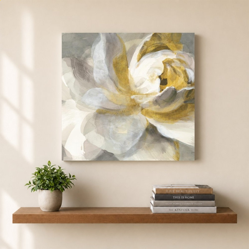 «Abstract Rose Gold» par Danhui Nai, impression sur toile, H 36 po x l 36 po