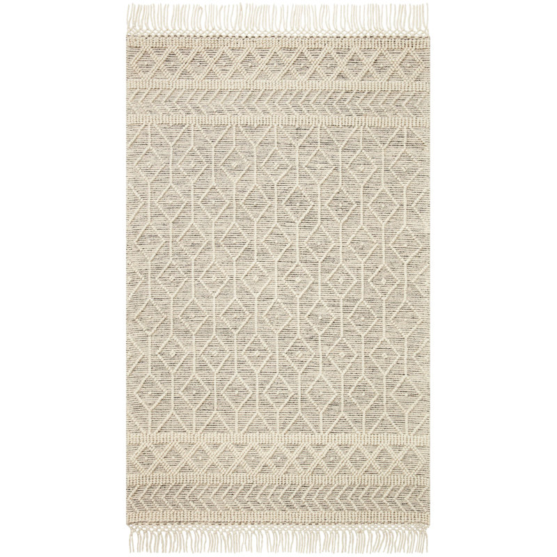 Gault Cotton Geometric Indoor Rug, Rectangle 2' x 5'