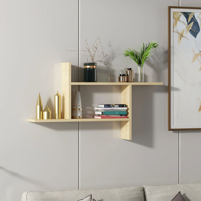 Conal 2 Piece Tiered Floating Shelf