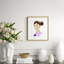Jeannie Giclee Print by Susan Hable