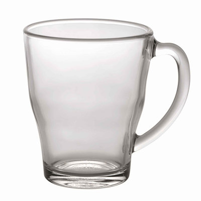 Duralex - Cosy Glass Latte Coffee Mugs - 350ml Cups for Tea, Hot Drinks