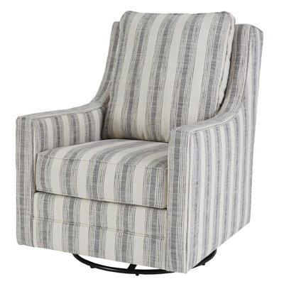 Bourdeau Upholstered Swivel Glider