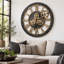 Solid Wood Skeleton Wall Clock-1556344456