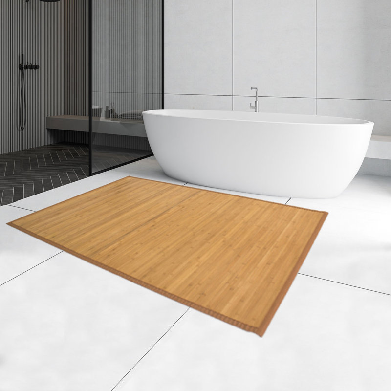 Sarai Bamboo Slat / Seagrass Hand Woven Area Rug, Rectangular 200 x 250cm