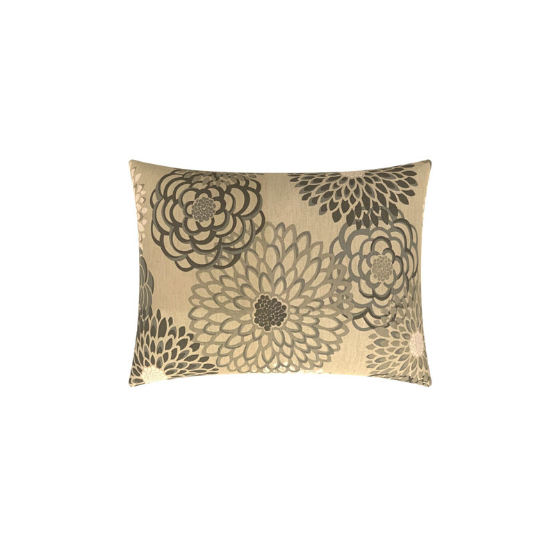 Marietta Pillow Cover & Insert, Gray, 15" x 20"