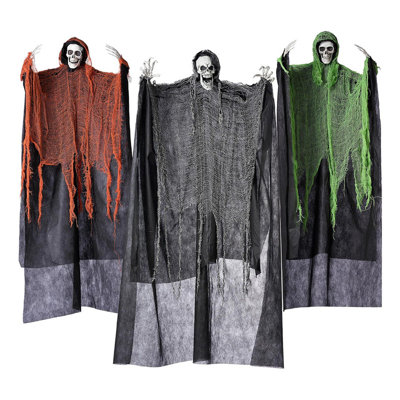 Halloween Hanging Grim Reapers 3 Pack Halloween Grim Reapers Halloween Skeleton Flying Ghost
