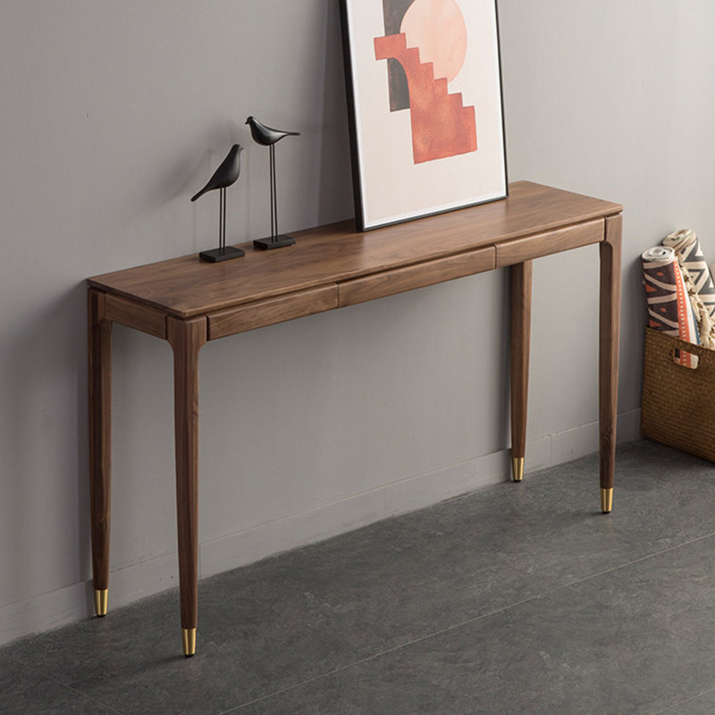 Menzel Solid Wood Console Table, 31.5" H x 63" W x 13.8" D