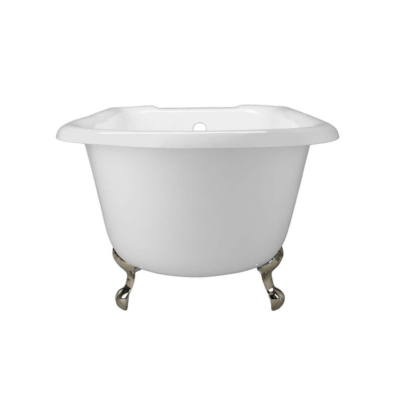 Baignoire de trempage à pattes 49" x 30" Norfolk, Nickel poli