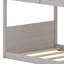 Lit superposé avec panneaux de porte de grange réversibles et conception à plancher bas pour des espaces flexibles-518825177