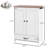 Entry Cabinet, Pawhut Dog Feeding Station, Dog Food Storage Cabinet With Hidden Dog Bowls
