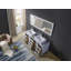 Meuble-lavabo double l 72 po x P 25 po x H 34 po Brend