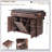 Versatile Rolling Kitchen Island with Trash Can Storage, Drop Leaf, Spice Rack, Towel Rack, and Drawer for Efficient Space Utilization