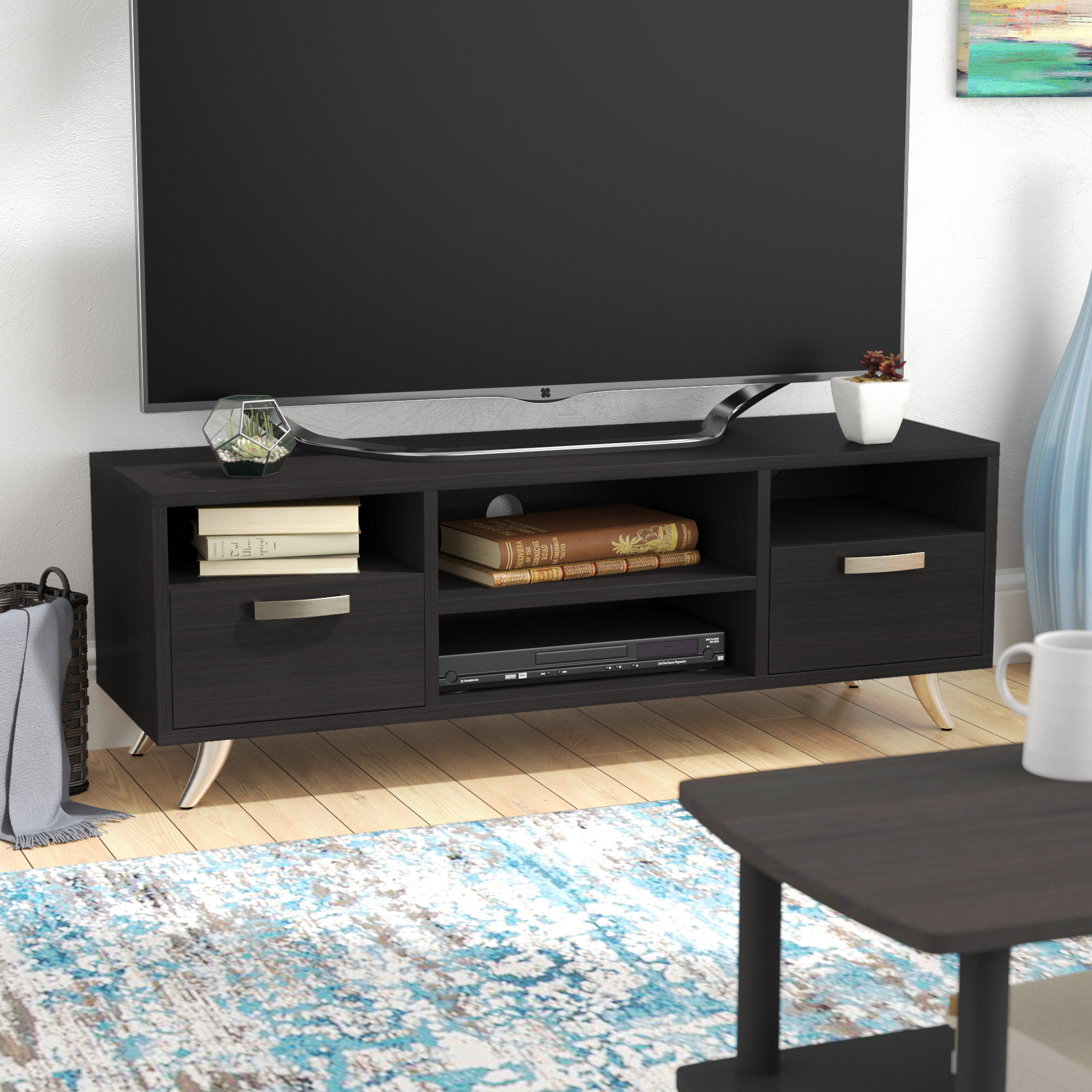 Orren Ellis Marksbury TV Stand for TVs up to 55" & Reviews Wayfair