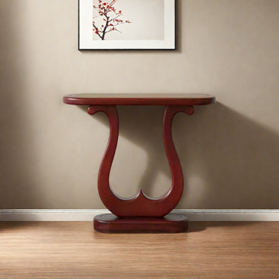 Console en bois massif noyer moderne
