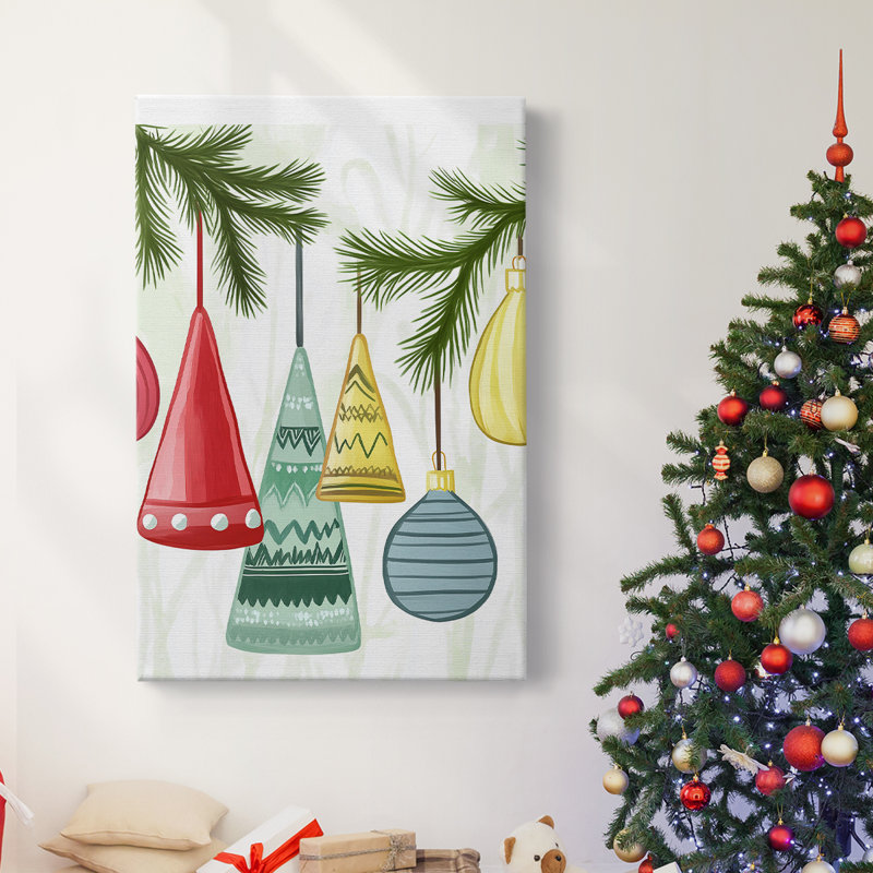 Art des Fêtes de Noël - Toile tendue avec châssis CCL XXII, H 36 po x l 24 po