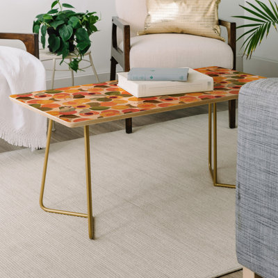 Solid Wood Top Coffee Table