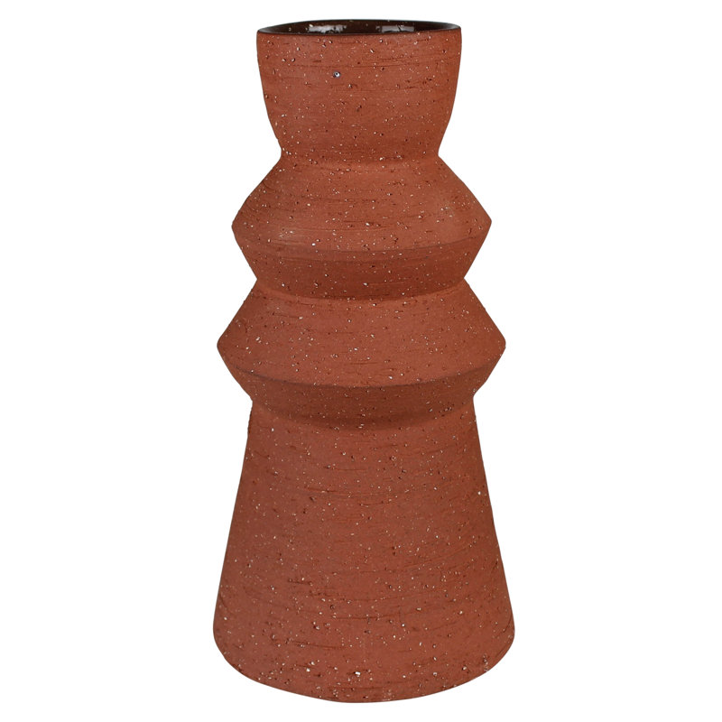Vase Kosta, ciment terre cuite - grand