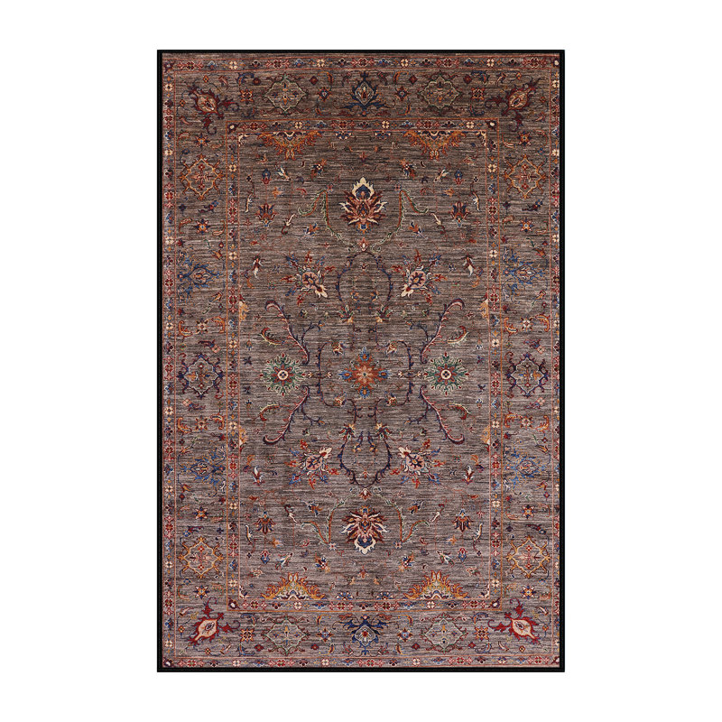 Oriental Indoor Rug, Rectangle 6' x 9'