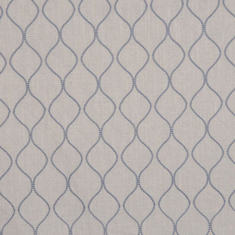 Tissu géométrique Allure Boutique, Denim
