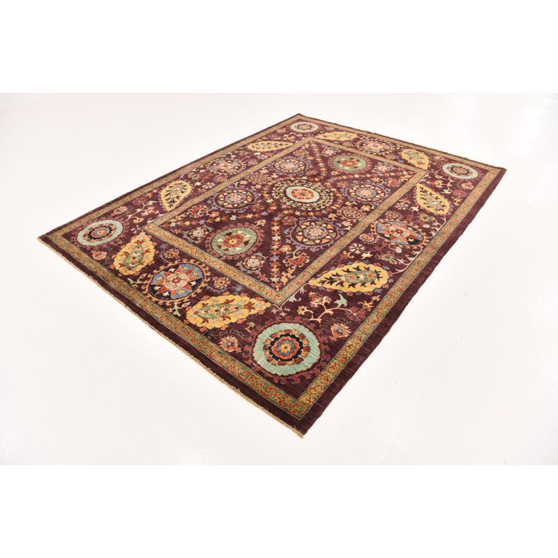 Oldham Maroon Rug