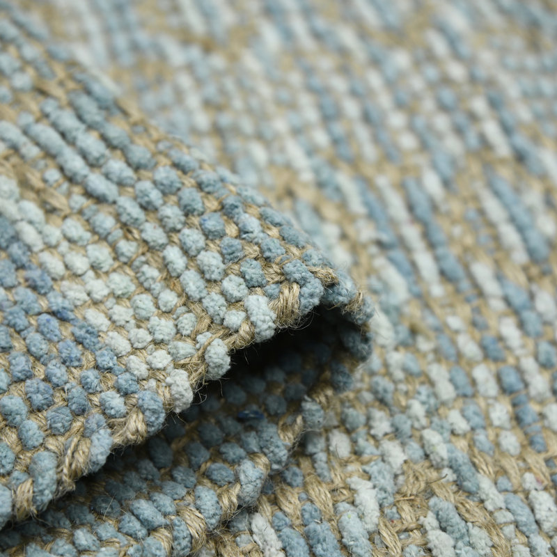 Tapis écologique en mélange de jute tissé à la main et à faible densité Bertrand, Rectangle 5 pi x 8 pi