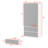 Galiana Modern Full-Length Mirrored Wardrobe With Multiple Drawers And Adjustable Shelving