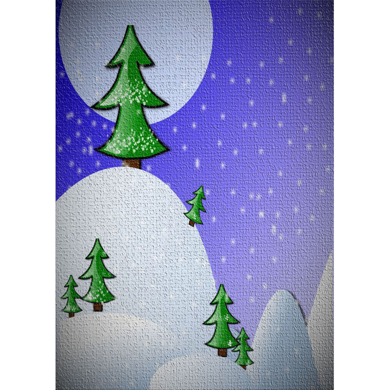 Tapis bleu sapin sapin, Rectangle 2 pi x 3 pi