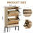 Flip-Door Shoe Cabinet With Charging Station-872399459