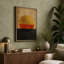 Weathered Circle Industrial - Wrapped Canvas-2089882914-2089882916