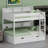 Multi-functional Bunk Bed Frame with Integrated Pull-Out Trundle-246668010