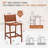 Bochini Counter Stool with Solid Wood Frame-1173383114-1173383112
