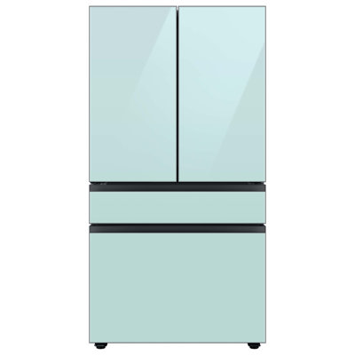 Samsung Bespoke 23 cu. ft. Smart 4-Door Refrigerator with Beverage Center and Custom Panels Included