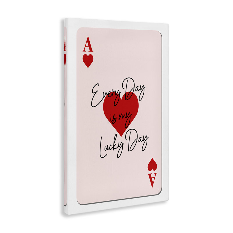 «Lucky Day Card Design» par Martina Pavlova, H 24 po x l 16 po