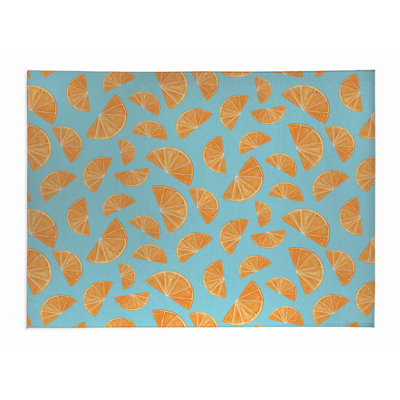 Summer Oranges Outdoor Rug