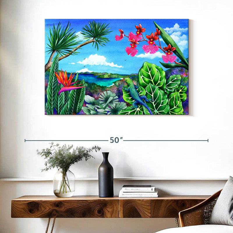 Brampt Lizard Latitudes, 26" H x 39" W