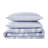 London Fog Stripe Flannel Duvet Cover Set-61202094