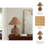 23X20" Woven Rattan Table Lamp, Natural
