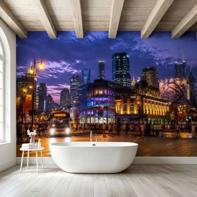 Peel and Stick Wallpaper Wall Mural First Avenue Minneapolis Day Prince Died Wall Art Self Adhesive and Removable