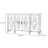 Modern White Solid Wood Sideboard