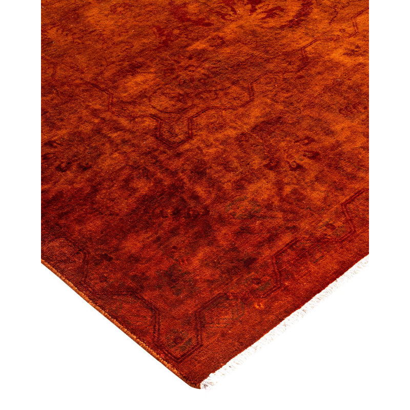 Overyed One-of-a-Kind Rectangle 6'2" X 9'5" Hand Knotted Area Rug