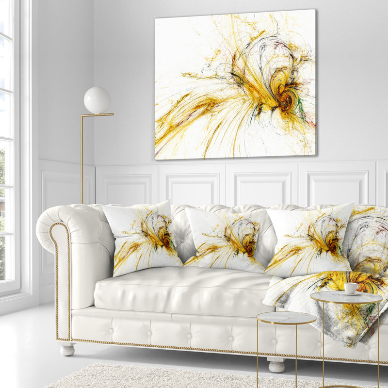  Coussin abstrait galaxie spirale, 16 po x 16 po, Coussin décoratif
