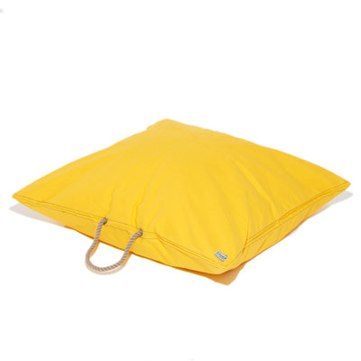  Dog Bed, Yellow Waxed Cotton Canvas Dog-Large