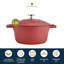 MasterClass Cast Aluminum Round Casserole-124594726-124594731