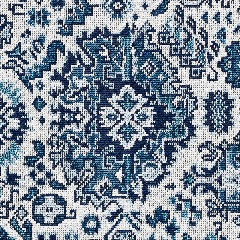 Tissu Pallay Épinglé, Porcelaine sur ivoire