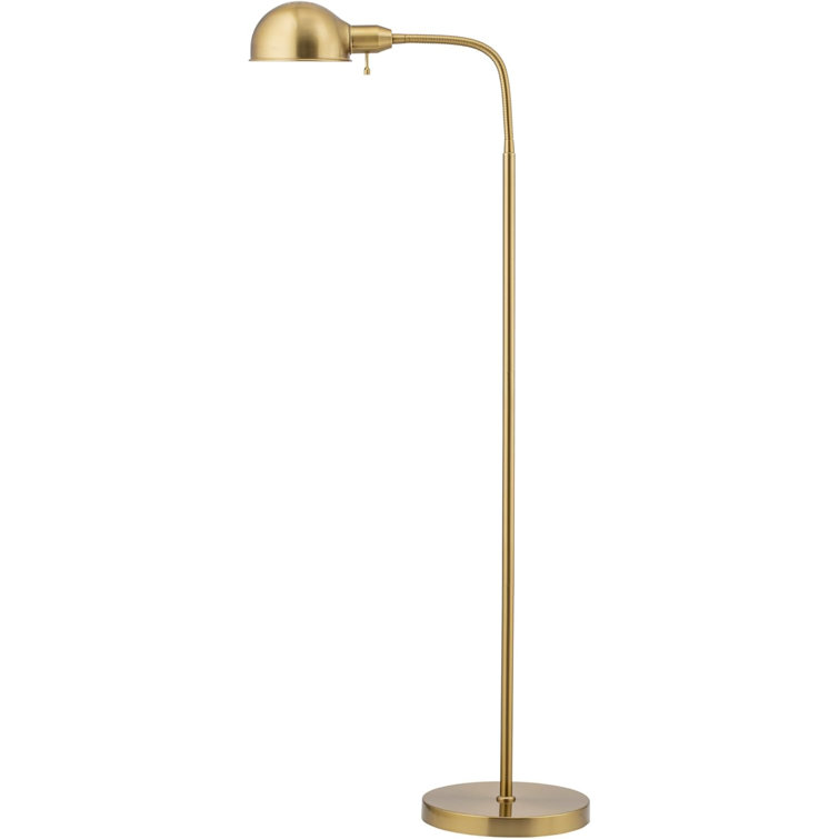 Nova - Adjustable Floor Lamp with Flexible Gooseneck and Rotatable Shade, E26 Socket, 10-Inch Base - Ideal for Reading, Bedside, Living Room.