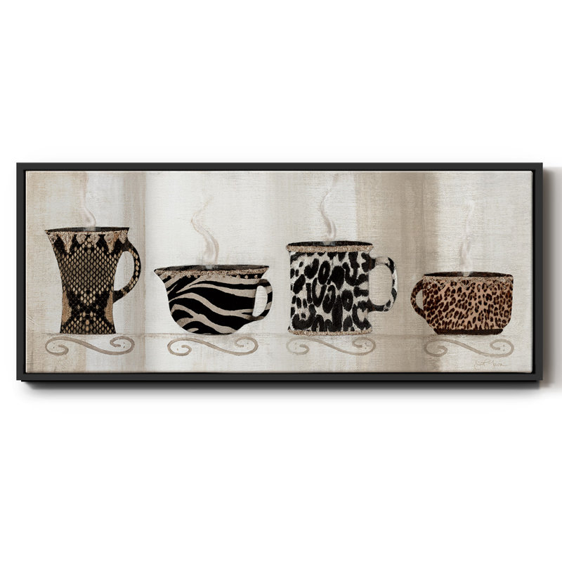 Coffee Skins II- Framed Canvas