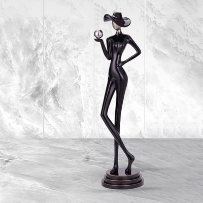 Modern  Black Resin Figurines &Sculptures