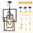 8 - Light Dimmable Geometric Chandelier-1734559621