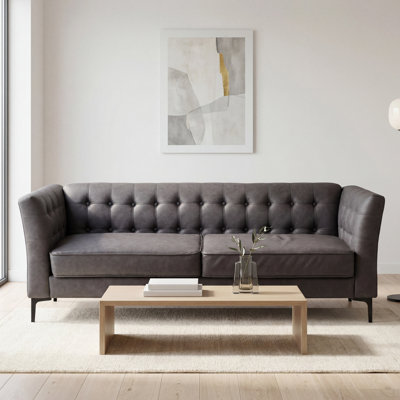 Canapé capitonné 85,65 po Chesterfield